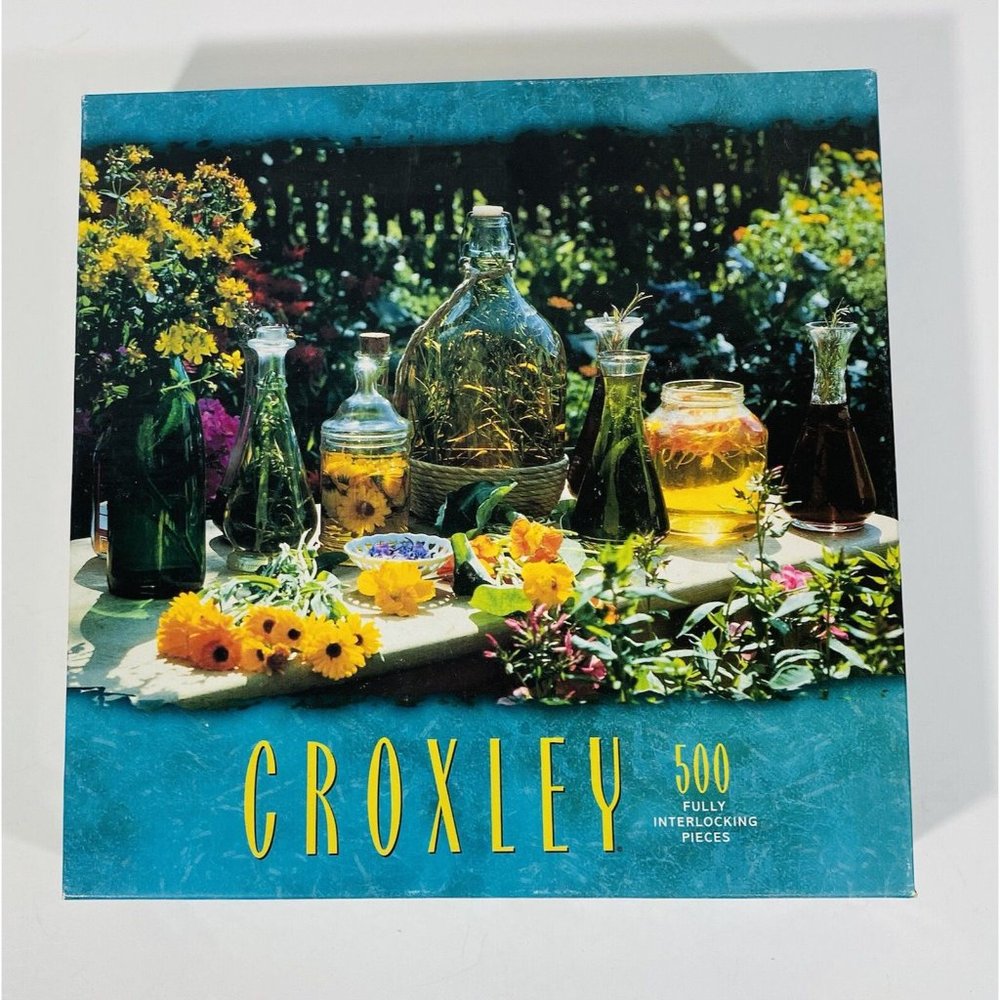 Herbs & Herbal Extracts Jigsaw Puzzle 500 Pcs Complete Nature Flowers Garden